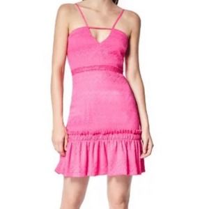 Three Floor Revolve Pink Lace Dress